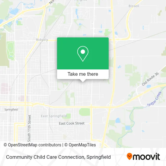 Community Child Care Connection map