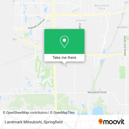 Landmark Mitsubishi map