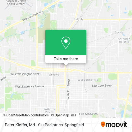 Peter Kieffer, Md - Siu Pediatrics map