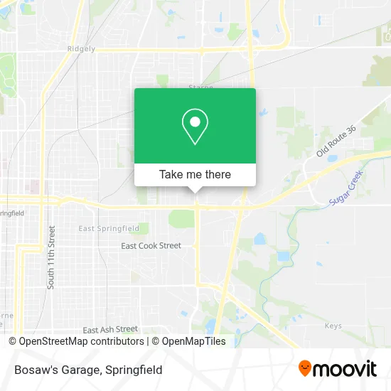 Bosaw's Garage map