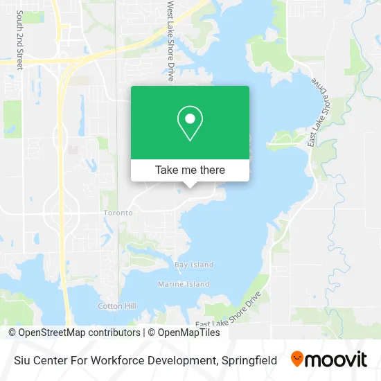 Siu Center For Workforce Development map
