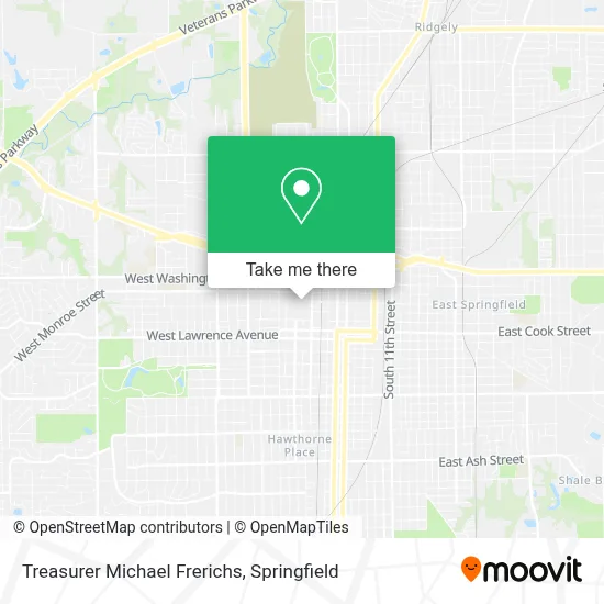 Treasurer Michael Frerichs map