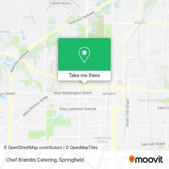 Chef Brandis Catering map