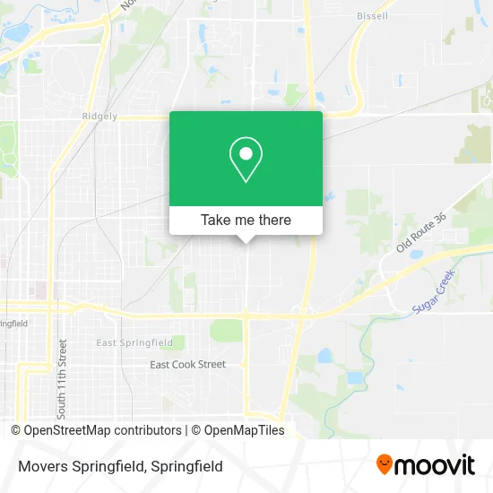 Movers Springfield map