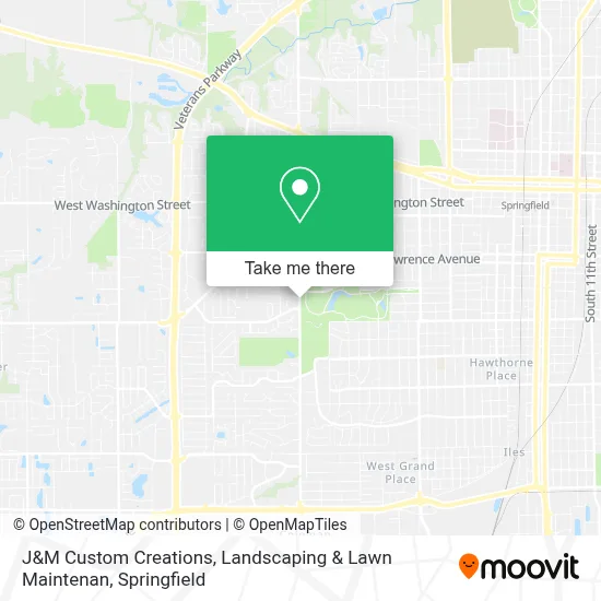 J&M Custom Creations, Landscaping & Lawn Maintenan map