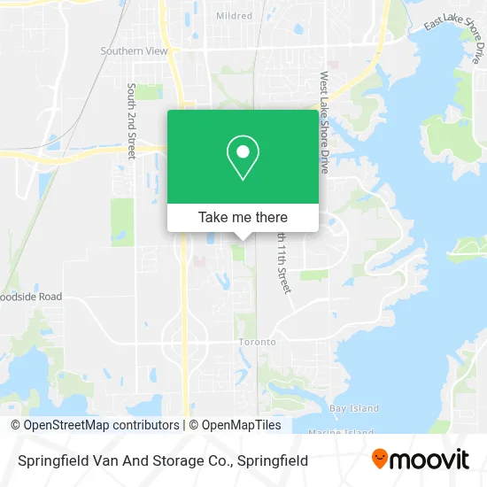 Springfield Van And Storage Co. map