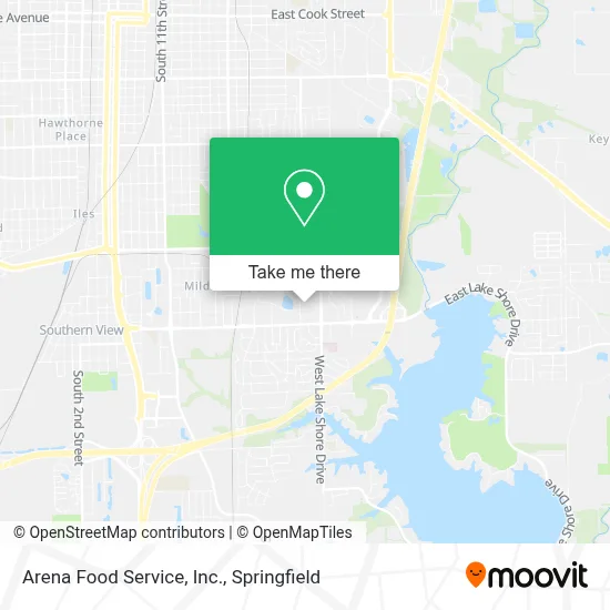 Arena Food Service, Inc. map