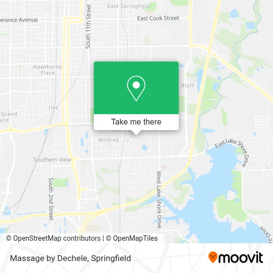 Massage by Dechele map