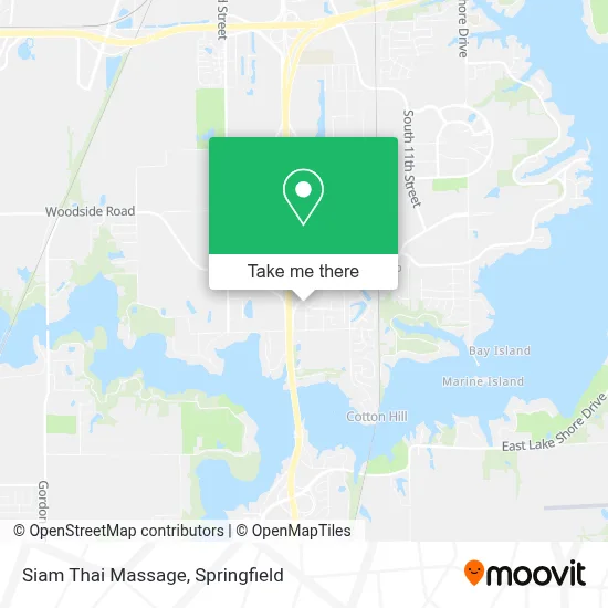 Siam Thai Massage map