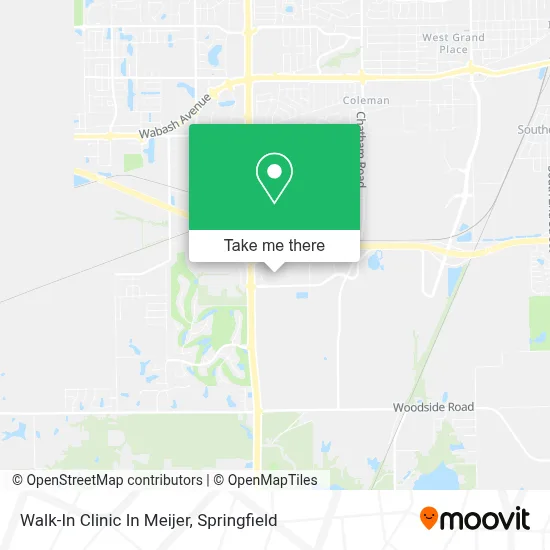 Walk-In Clinic In Meijer map