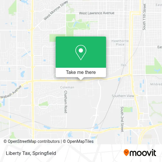 Liberty Tax map