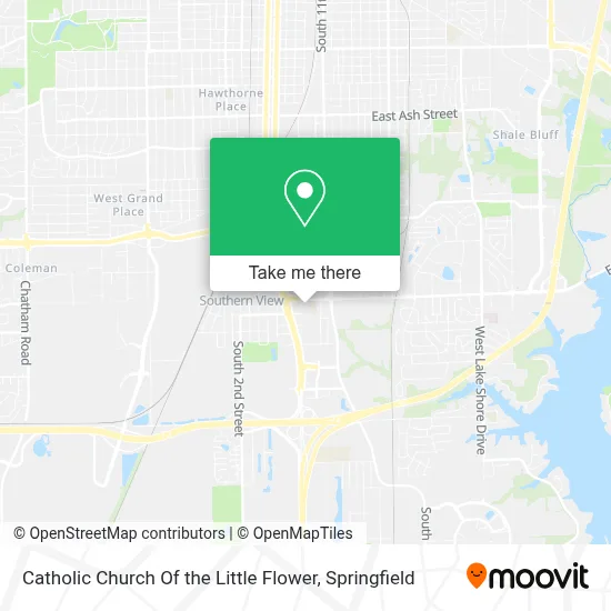 Catholic Church Of the Little Flower map