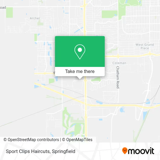 Sport Clips Haircuts map