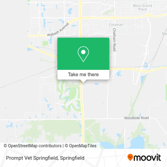Prompt Vet Springfield map