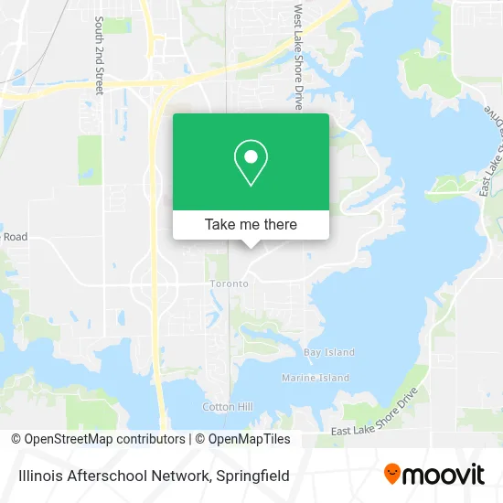 Illinois Afterschool Network map