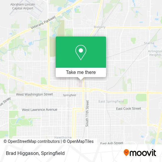 Brad Higgason map