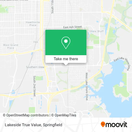 Lakeside True Value map