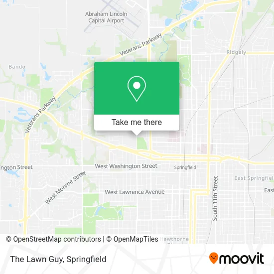 The Lawn Guy map