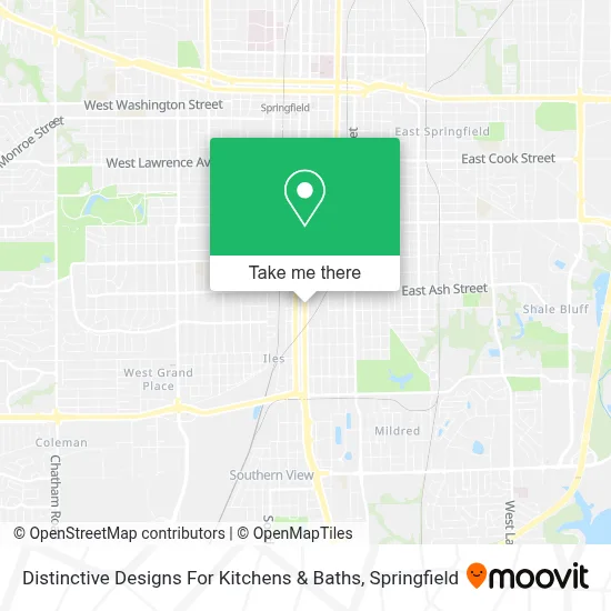 Distinctive Designs For Kitchens & Baths map