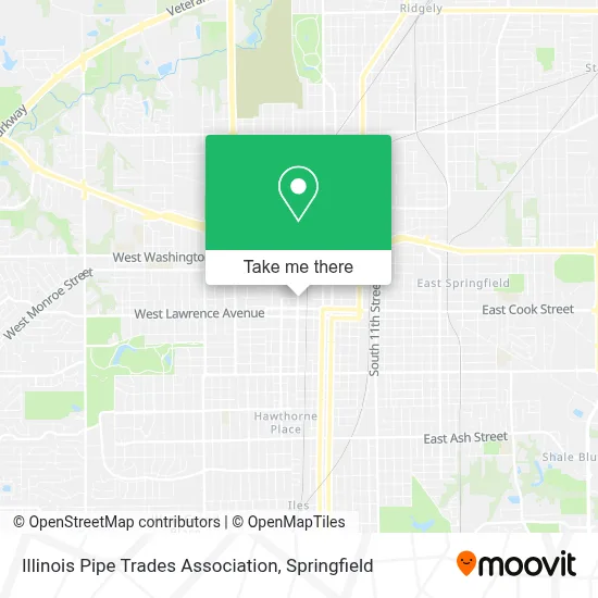 Illinois Pipe Trades Association map