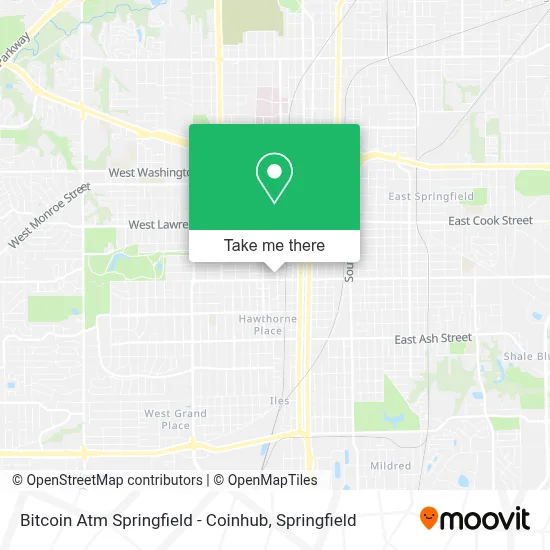 Bitcoin Atm Springfield - Coinhub map