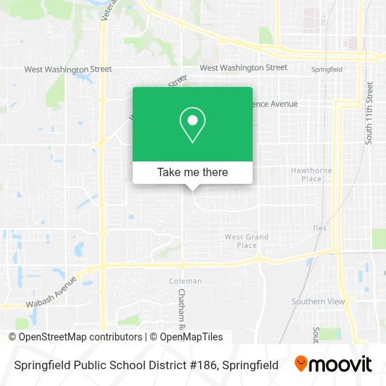 Springfield Public School District #186 map