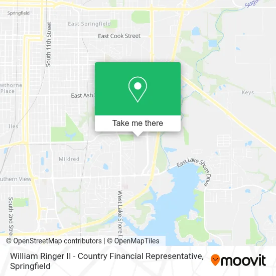 William Ringer II - Country Financial Representative map