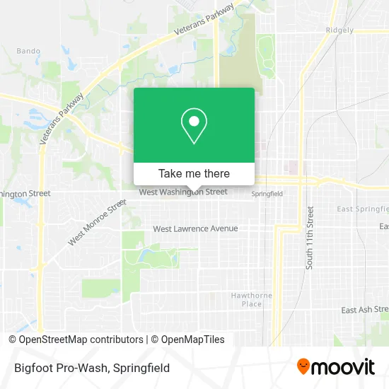 Bigfoot Pro-Wash map