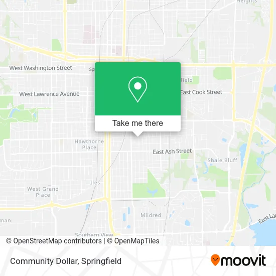 Community Dollar map