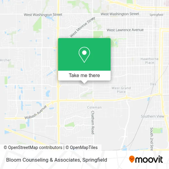 Bloom Counseling & Associates map