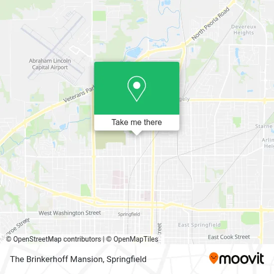 The Brinkerhoff Mansion map