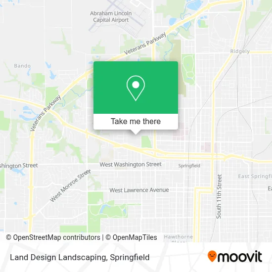 Land Design Landscaping map