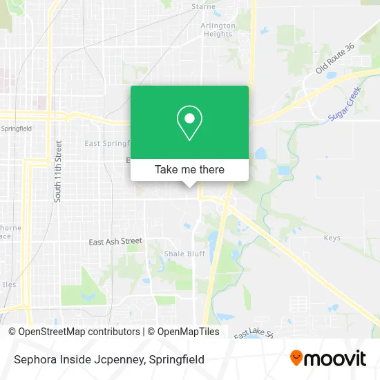 Sephora Inside Jcpenney map