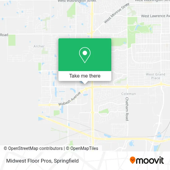 Midwest Floor Pros map