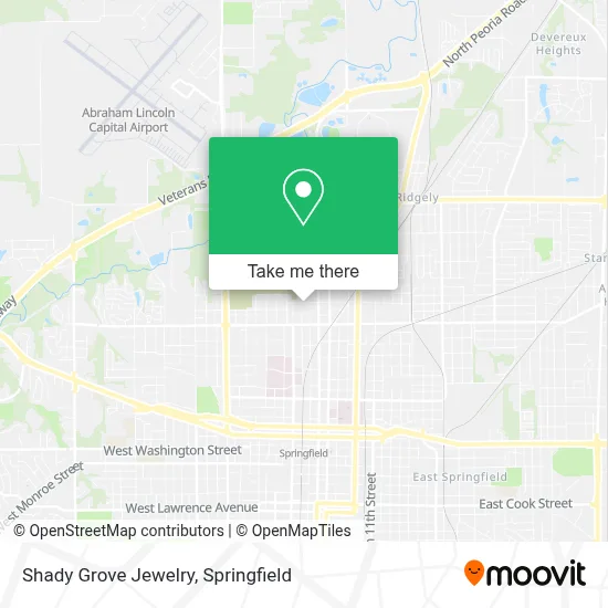 Shady Grove Jewelry map
