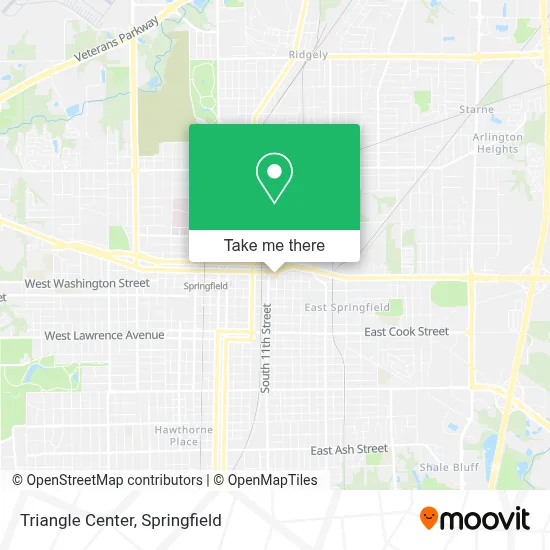 Triangle Center map