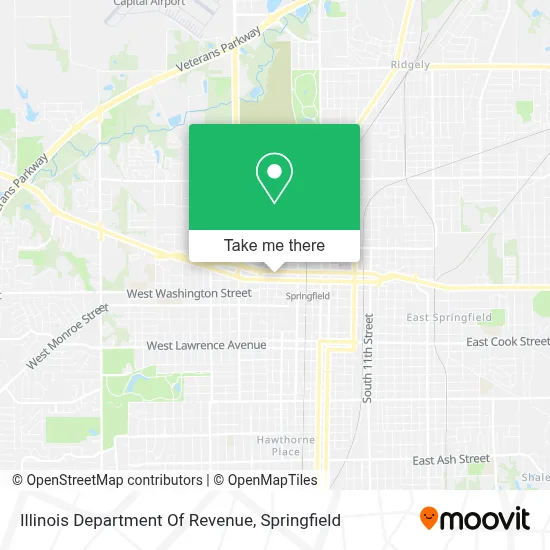 Illinois Department Of Revenue map