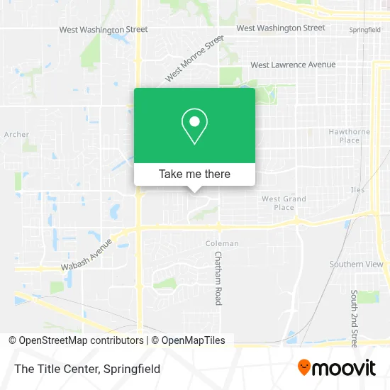 The Title Center map