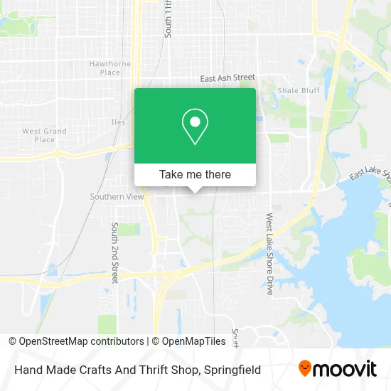 Hand Made Crafts And Thrift Shop map