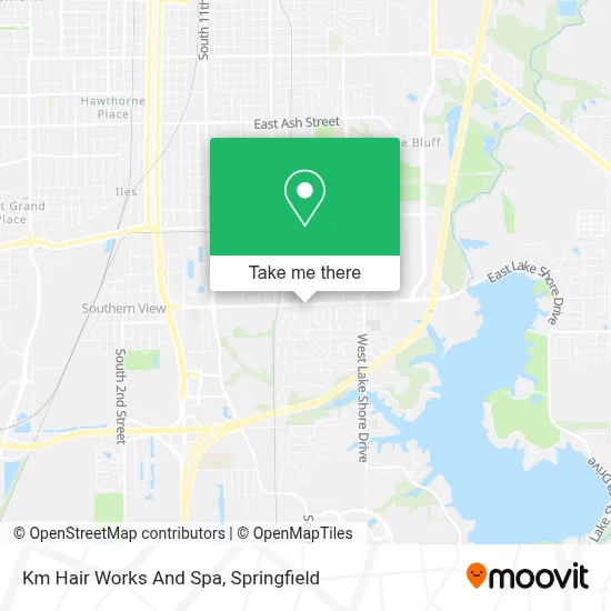 Km Hair Works And Spa map