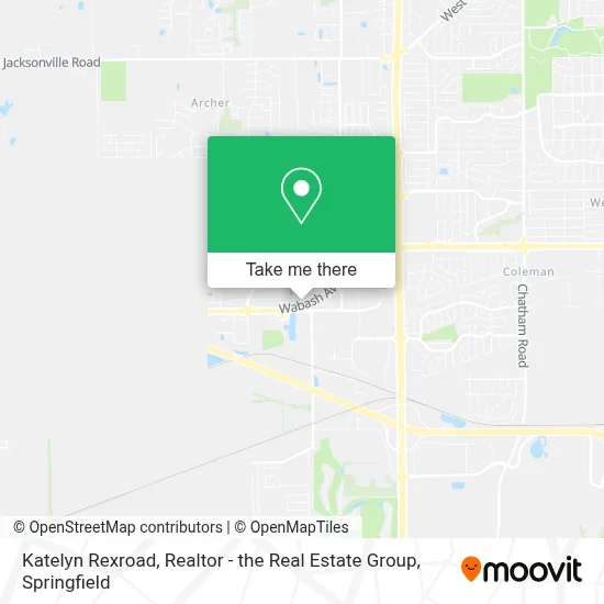 Katelyn Rexroad, Realtor - the Real Estate Group map
