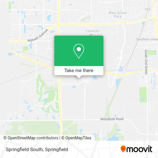 Springfield South map