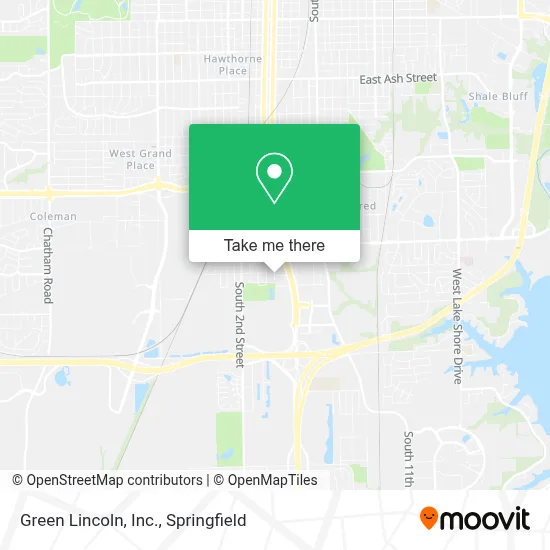 Green Lincoln, Inc. map