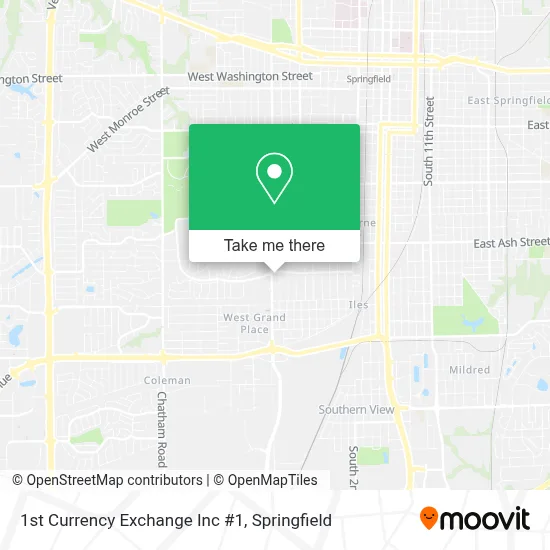 1st Currency Exchange Inc #1 map