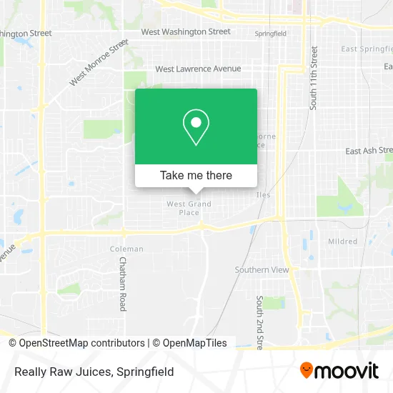Really Raw Juices map
