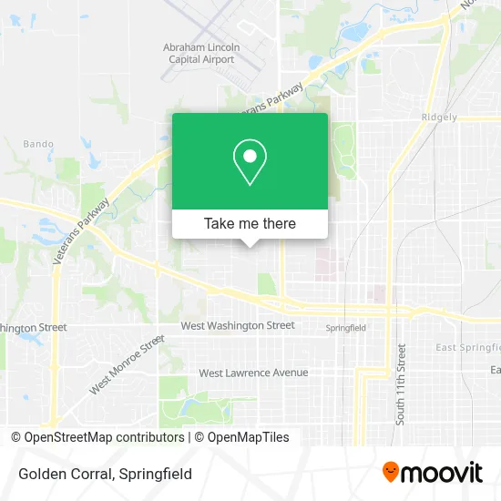 Golden Corral map