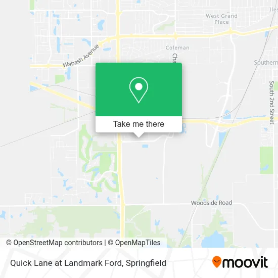 Quick Lane at Landmark Ford map