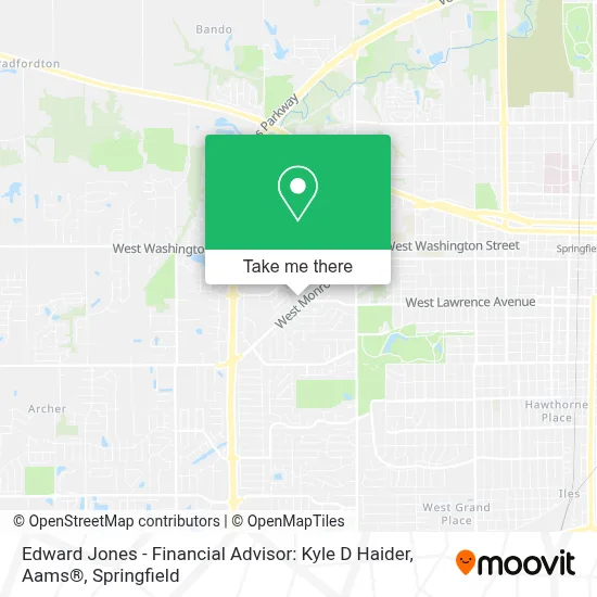 Edward Jones - Financial Advisor: Kyle D Haider, Aams® map