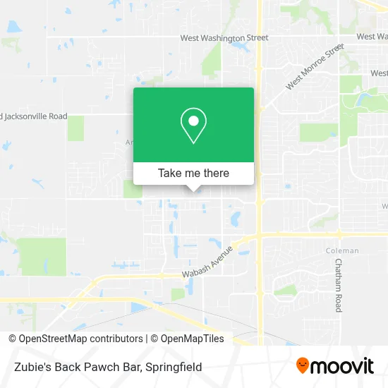 Zubie's Back Pawch Bar map