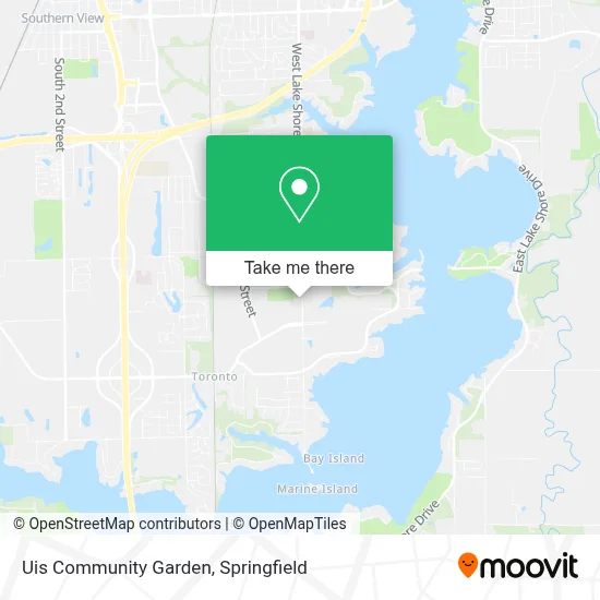 Uis Community Garden map